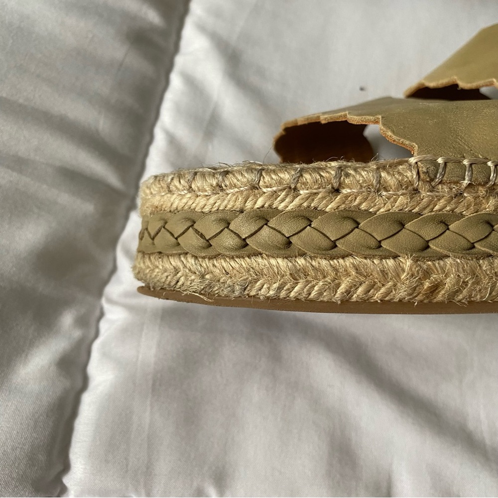 Zimmermann Olive Scallop Espadrille Sandal - Picture 8 of 8